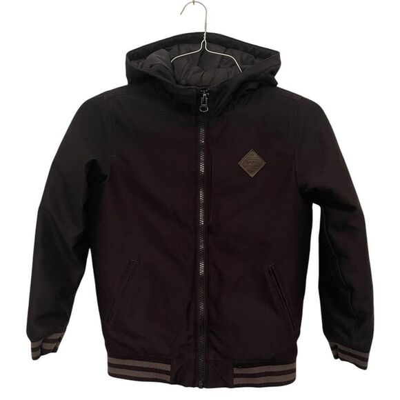Vans Off The Wall Rutherford Jacket Winter Black Warm Boys Size Small - Picture 1 of 9